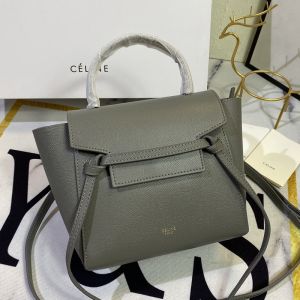 Celine Belt Bag in Grained Calfskin Taupe