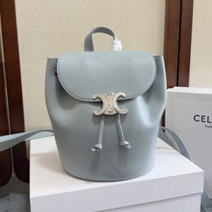 Celine Bonnie Backpack in Smooth Calfskin Sky Blue