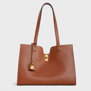 Celine Cabas 16 Bag in Smooth Calfskin Brown