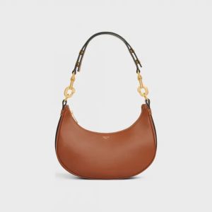 Celine Medium Ava Strap Bag in Smooth Calfskin Brown