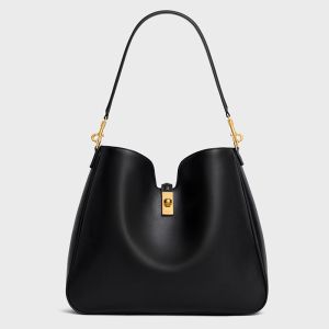 Celine Medium Camille 16 Soft Bag in Smooth Calfskin Black