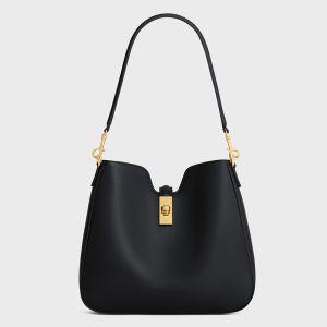 Celine Small Camille 16 Soft Bag in Smooth Calfskin Black