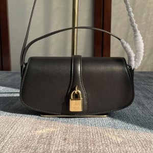 Celine Tabou Clutch On Strap in Smooth Calfskin Black