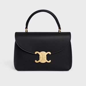 Celine Teen Nino Bag in Smooth Calfskin Black