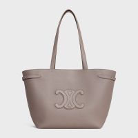 Celine Medium Cabas Anais Bag Cuir Triomphe in Grained Calfskin Grey