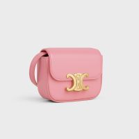 Celine Mini Claude Bag in Shiny Calfskin Pink