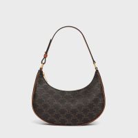 Celine Ava Bag in Triomphe Canvas Brown