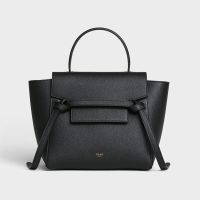 Celine Belt Bag in Grained Calfskin Black