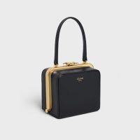 Celine Lana Minaudiere in Calfskin Black