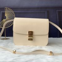 Celine Medium Classic Bag In Box Calfskin Beige