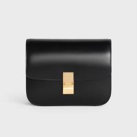 Celine Medium Classic Bag In Box Calfskin Black