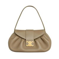 Celine Medium Polly Bag in Supple Calfskin Khaki