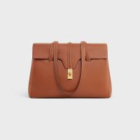 Celine Medium Soft 16 Bag in Smooth Calfskin Brown
