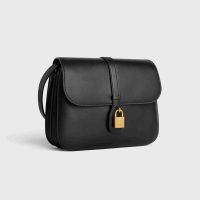 Celine Medium Tabou Crossbody Bag in Smooth Calfskin Black