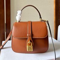 Celine Mini Tabou Handbag in Smooth Calfskin Brown