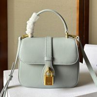 Celine Mini Tabou Handbag in Smooth Calfskin Grey