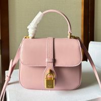 Celine Mini Tabou Handbag in Smooth Calfskin Pink