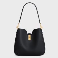 Celine Small Camille 16 Soft Bag in Smooth Calfskin Black