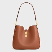 Celine Small Camille 16 Soft Bag in Smooth Calfskin Brown