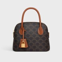 Celine Teen Honorine Bag in Triomphe Canvas Brown