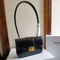 Celine Teen Josephine Bag in Calfskin Black