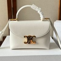 Celine Teen Nino Bag in Calfskin White