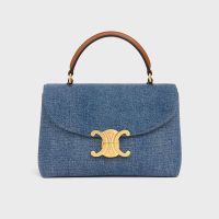 Celine Teen Nino Bag in Denim Blue