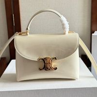Celine Teen Nino Bag in Patent Leather White
