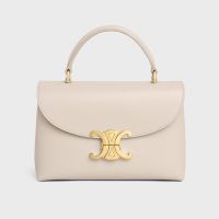 Celine Teen Nino Bag in Smooth Calfskin Beige