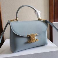 Celine Teen Nino Bag in Smooth Calfskin Blue