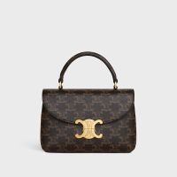 Celine Teen Nino Bag in Triomphe Canvas Brown
