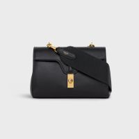Celine Teen Soft 16 Bag in Smooth Calfskin Black