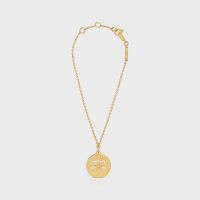 Celine Triomphe Swivel Bracelet in Brass with Gold Finish Gold